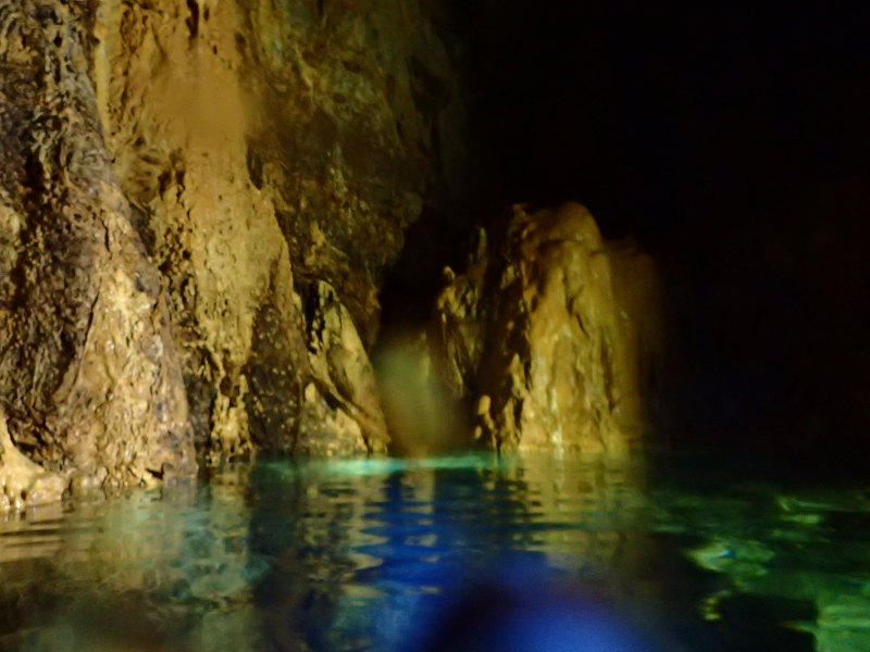 cape hedo in the cave at the surface